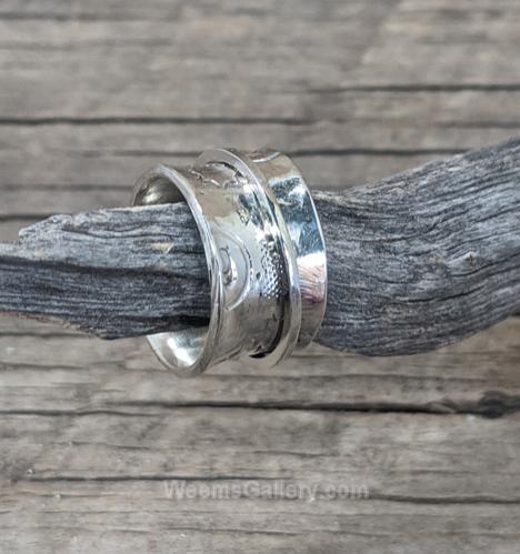 Sterling Silver Spinner Ring by Doreen Garten